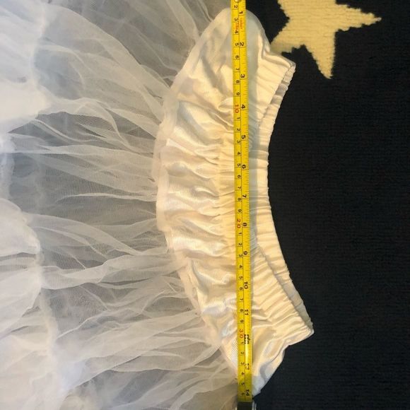 💗 White Tulle Tutu Skirt Size S/M - Picture 8 of 8